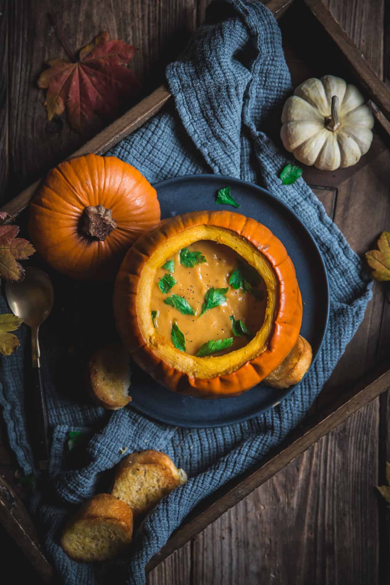 Halloween Pumpkin Magic: Creamy Roasted Pumpkin and Sweet Potato Soup