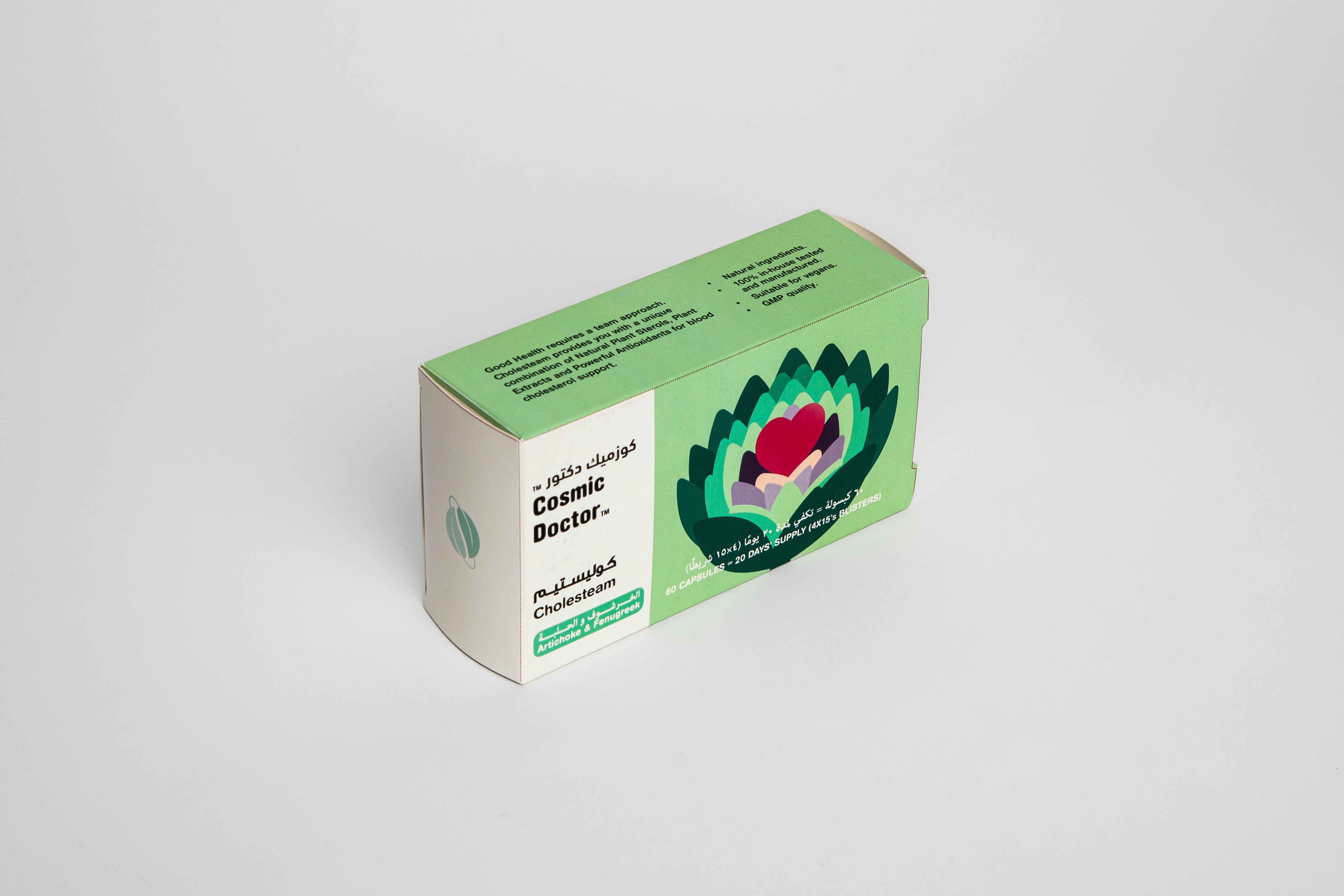 Cholesteam | 60 capsules | Food-first Cholesterol support
