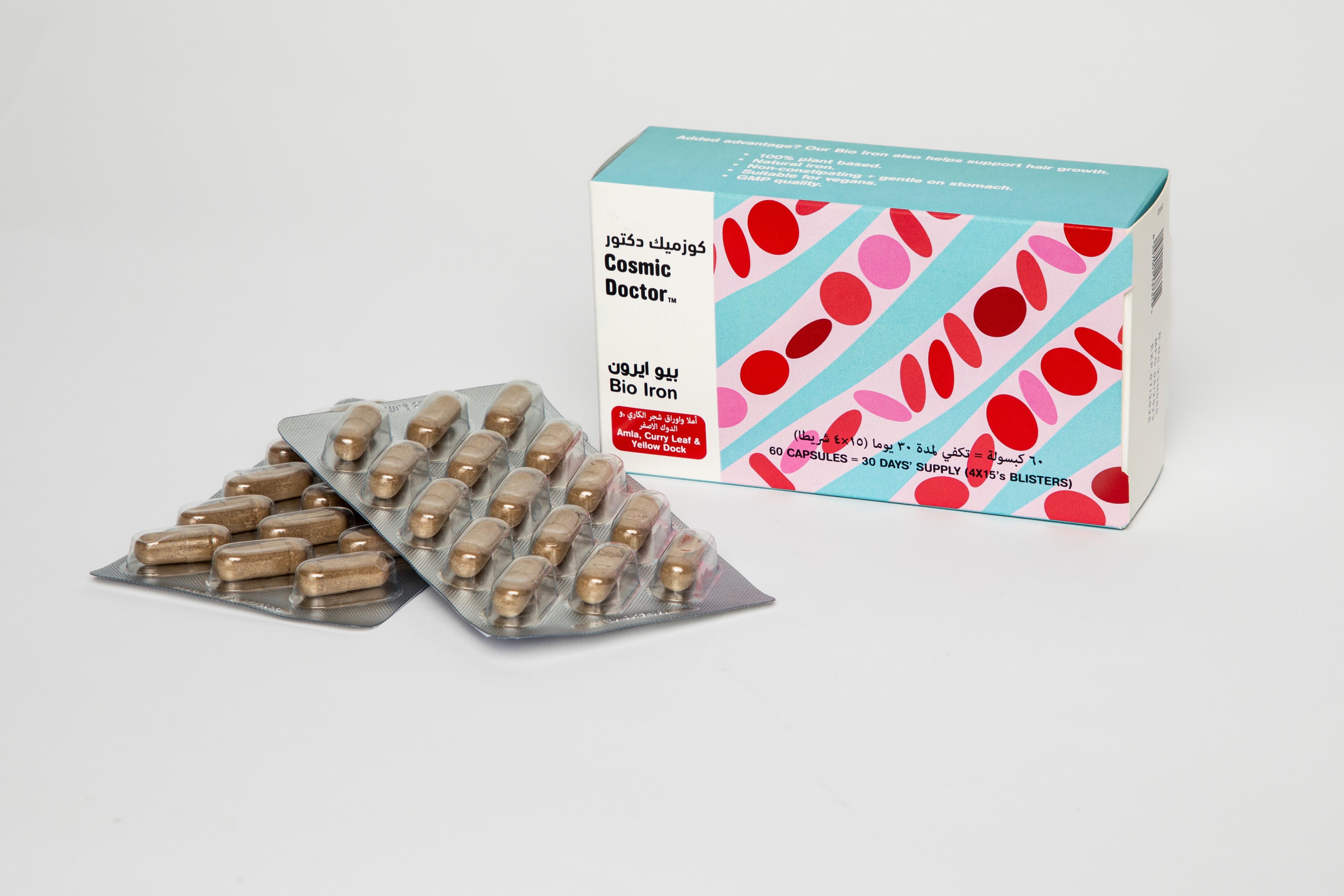 Bio Iron | 60 capsules | Food First Iron supplement