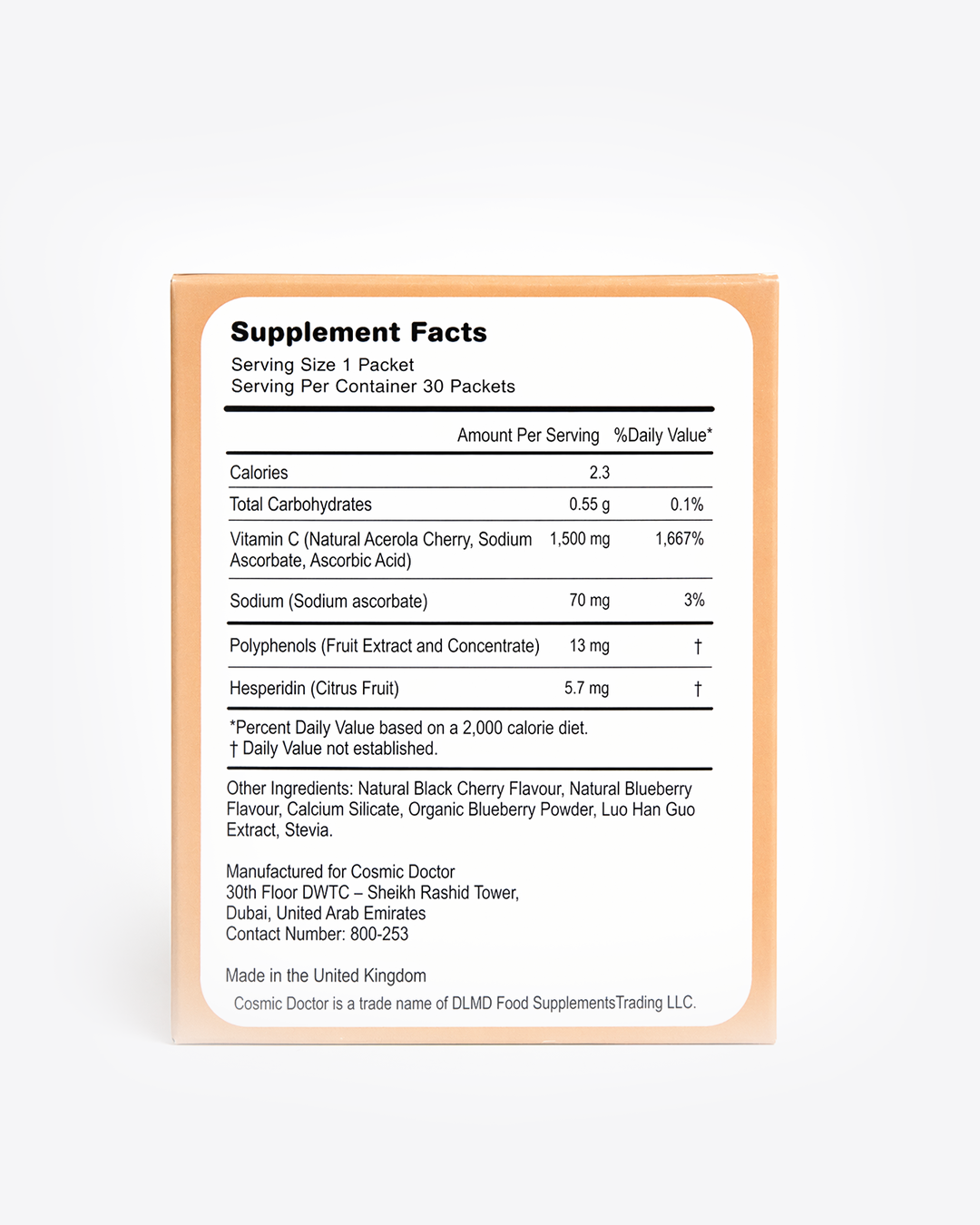 Double C | 30 sachets | Food-first natural Vitamin C