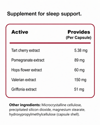 Cherry Dreamzzz | 30 capsules | Food-first Sleep support