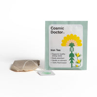 Iron Tea |  25 Tea Bags | Food-first Herbal tea blend | Caffeine-free