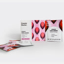 Box of Cosmic Doctor Coco Collagen and its single-serving sachets on a white background