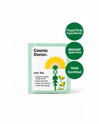 Iron Tea |  25 Tea Bags | Food-first Herbal tea blend | Caffeine-free