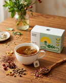 Cosmic Doctor Iron Tea, a caffeine-free rooibos and rosehip herbal tea